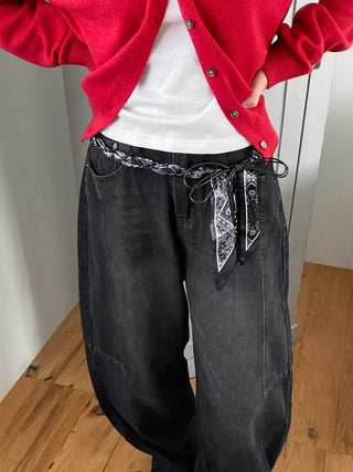 Paisley Twist Knot Scarf Strap Belt