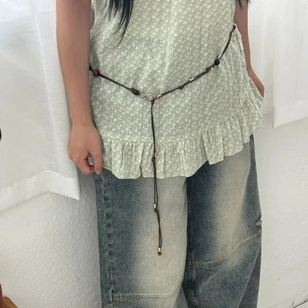 Best-Selling Leather String Belt Collection