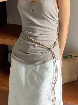 Best-Selling Leather String Belt Collection