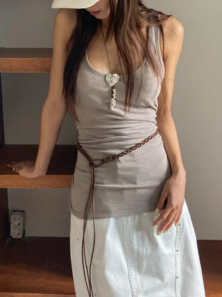 Best-Selling Leather String Belt Collection