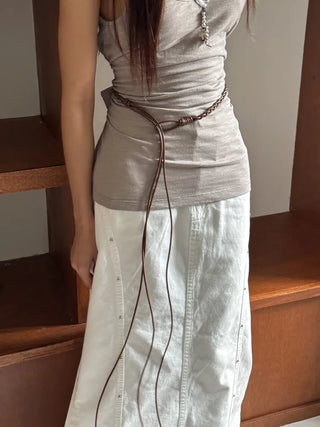 Best-Selling Leather String Belt Collection