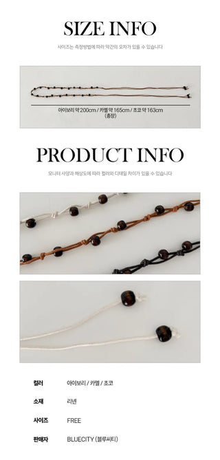 Best-Selling Leather String Belt Collection