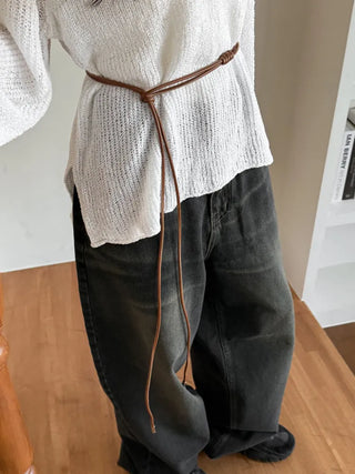 Best-Selling Leather String Belt Collection