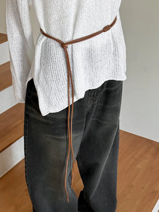 Best-Selling Leather String Belt Collection