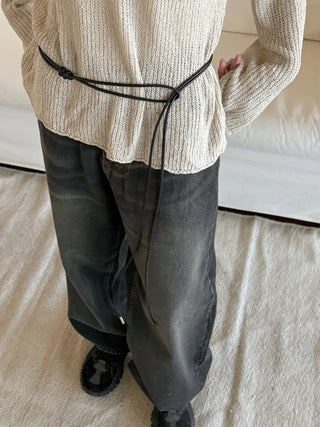 Best-Selling Leather String Belt Collection