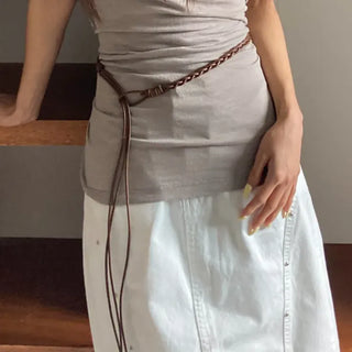 Best-Selling Leather String Belt Collection