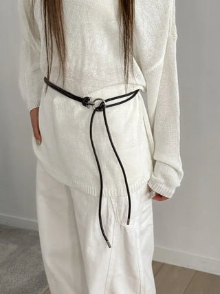 Best-Selling Leather String Belt Collection
