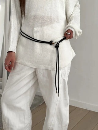 Best-Selling Leather String Belt Collection