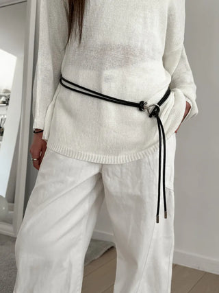 Best-Selling Leather String Belt Collection