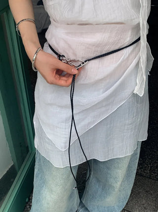 Best-Selling Leather String Belt Collection