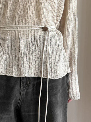 Best-Selling Leather String Belt Collection