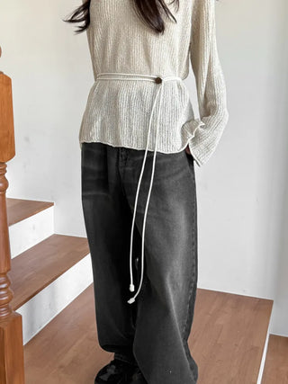 Best-Selling Leather String Belt Collection