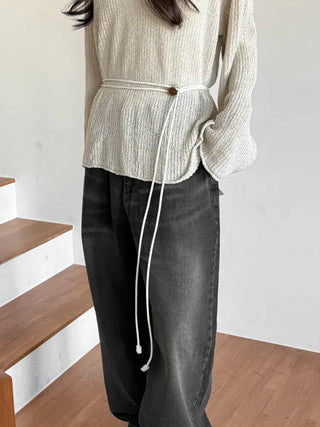 Best-Selling Leather String Belt Collection