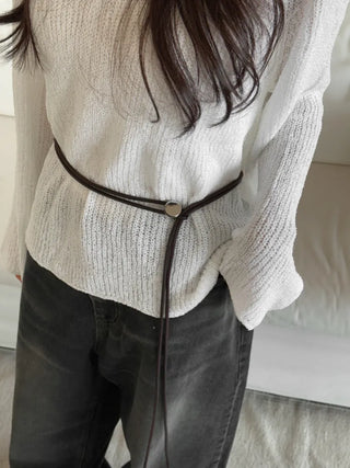 Best-Selling Leather String Belt Collection