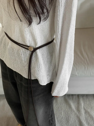 Best-Selling Leather String Belt Collection