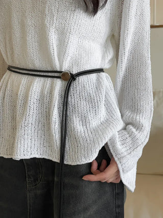 Best-Selling Leather String Belt Collection