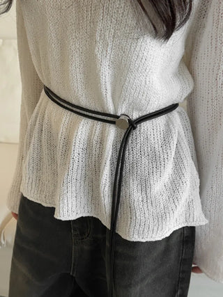 Best-Selling Leather String Belt Collection