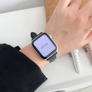 Premium Slim Leather Smartwatch 38mm 40mm 41mm Strap