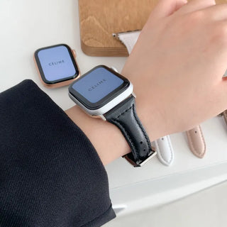 Premium Slim Leather Smartwatch 38mm 40mm 41mm Strap