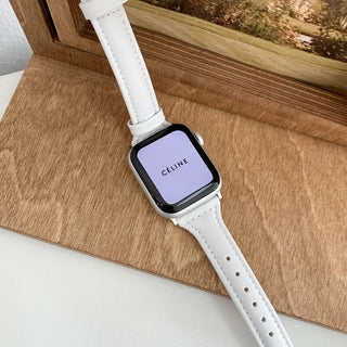 Premium Slim Leather Smartwatch 38mm 40mm 41mm Strap