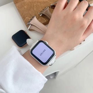 Premium Slim Leather Smartwatch 38mm 40mm 41mm Strap