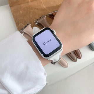 Premium Slim Leather Smartwatch 38mm 40mm 41mm Strap