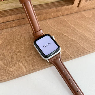 Premium Slim Leather Smartwatch 38mm 40mm 41mm Strap