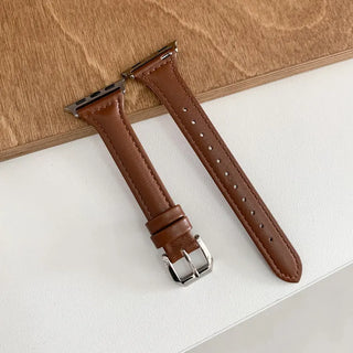 Premium Slim Leather Smartwatch 38mm 40mm 41mm Strap