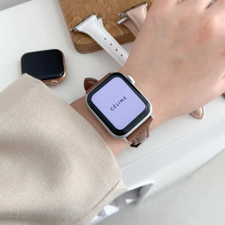 Premium Slim Leather Smartwatch 38mm 40mm 41mm Strap