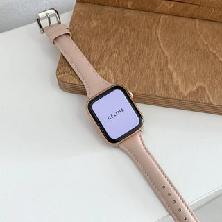 Premium Slim Leather Smartwatch 38mm 40mm 41mm Strap