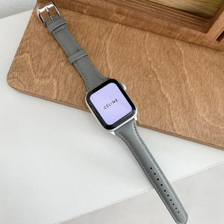 Premium Slim Leather Smartwatch 38mm 40mm 41mm Strap