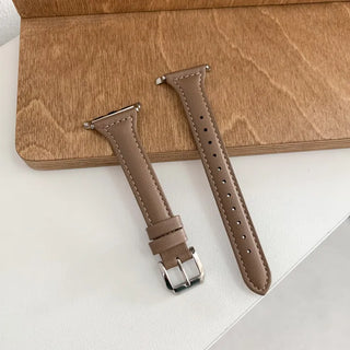 Premium Slim Leather Smartwatch 38mm 40mm 41mm Strap