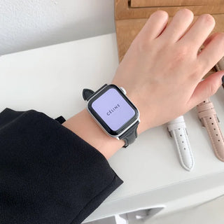 Premium Slim Leather Smartwatch 38mm 40mm 41mm Strap