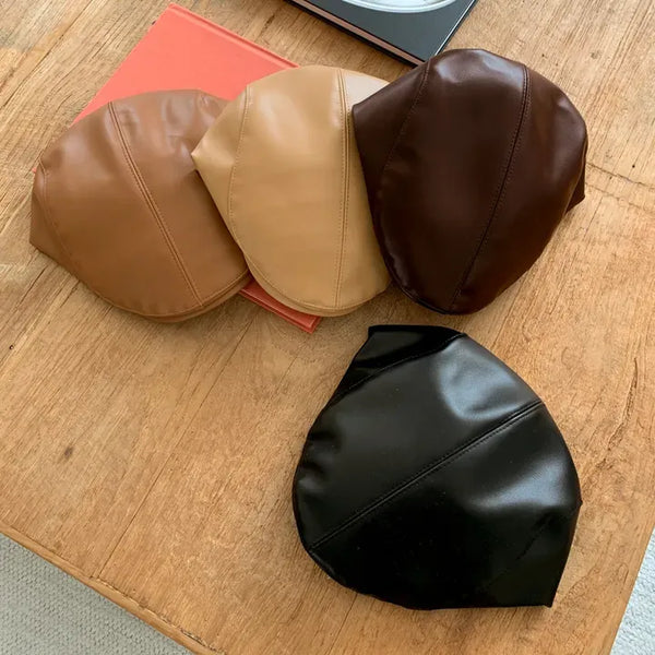 Mono Beat Leather Hunting Cap