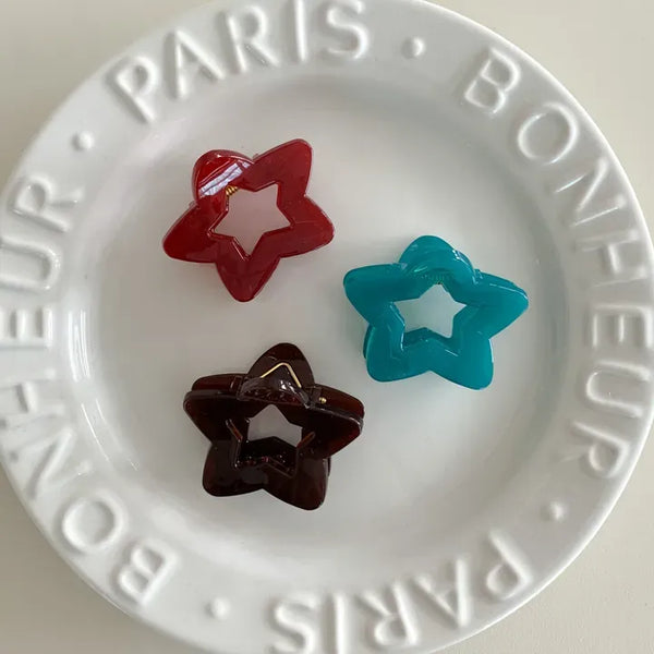 Pop-in Star Mini Hair Half-Up Claw Clip