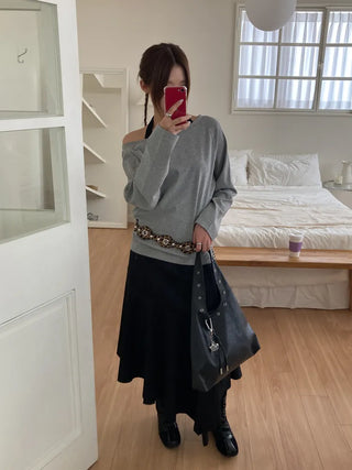 Eyelet Presso Leather Shoulder Bag