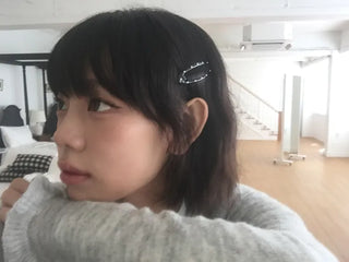 Dot Oval Point Snap Hair Clip