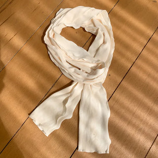 Wavy Ribbed Long Scarf Muffler