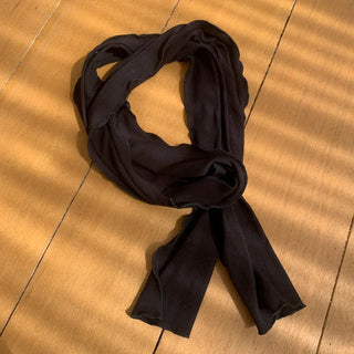 Wavy Ribbed Long Scarf Muffler
