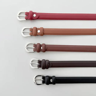 Yves Classic Slim Leather Belt