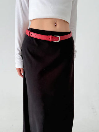 Yves Classic Slim Leather Belt