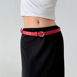 Yves Classic Slim Leather Belt