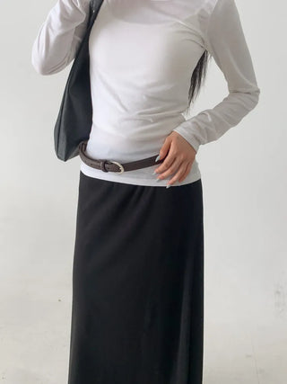 Yves Classic Slim Leather Belt