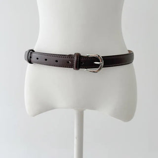 Yves Classic Slim Leather Belt