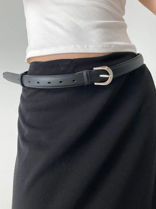Yves Classic Slim Leather Belt