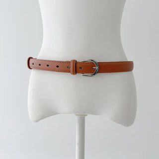 Yves Classic Slim Leather Belt