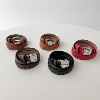 Yves Classic Slim Leather Belt