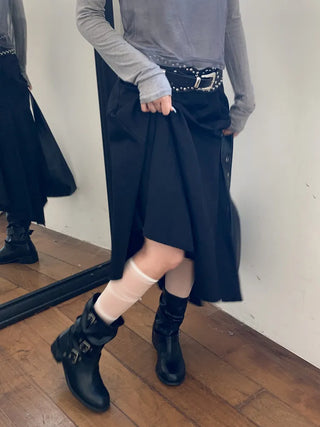 Taylor See-through Color Knee Socks Stockings