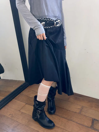 Taylor See-through Color Knee Socks Stockings