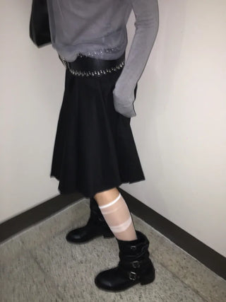 Taylor See-through Color Knee Socks Stockings